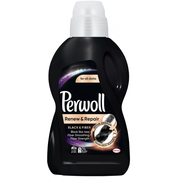 Засіб для делікатного прання Perwoll Advanced Black and Fiber 0.9 л