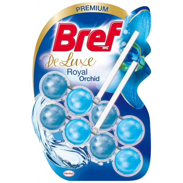 Туалетний блок Bref Делюкс Роскошная орхидея Дуопак 2*50 г