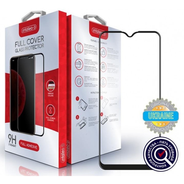 Захисне скло для смартфону Intaleo for Vivo Y15 Full Glue Black (1283126505836)