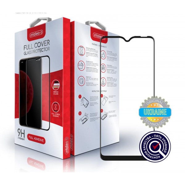 Захисне скло для смартфону Intaleo for ZTE Blade A7s Full Glue Black (1283126505492)