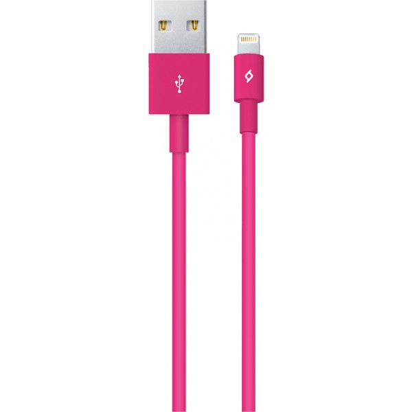 Кабель синхронізації даних Ttec USB - Lightning 1m Pink (2DK7508P)