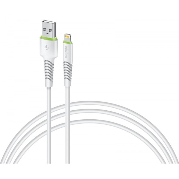 Кабель синхронізації даних Intaleo CBFLEXL0 USB-Lightning 0.2m White (1283126487439)