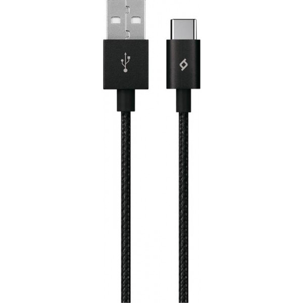 Кабель синхронізації даних Ttec USB - Type-C AlumiCable XL 2m Black (2DK23S)
