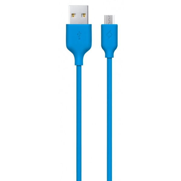 Кабель Ttec USB-мicroUSB 1.2m Blue (2DK7530M)