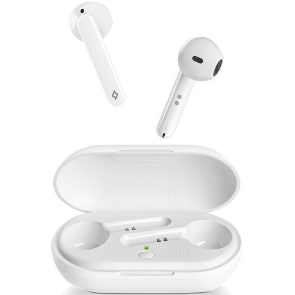 Навушники вкладиші бездротові TWS Ttec AirBeat Free White (2KM133B)