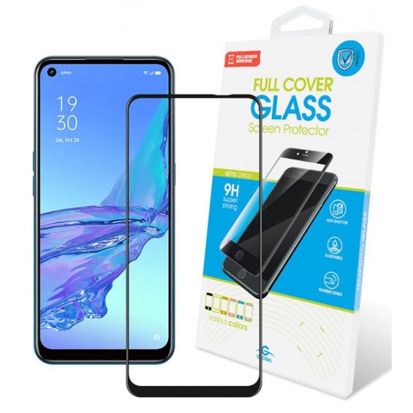 Захисне скло для смартфону Global for Oppo A53 Full Glue Black (1283126505621)