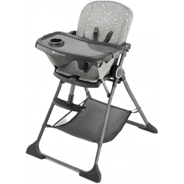 Стільчик для годування класичний Kinderkraft Foldee Grey (KHFOLD00GRY0000)