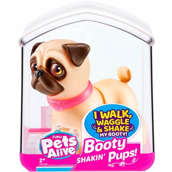Інтерактивна іграшка пластикова Pets & Robo Alive ГРАЙЛИВИЙ МОПС (9530SQ1-4)