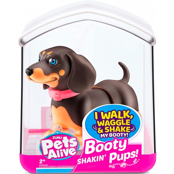Інтерактивна іграшка пластикова Pets & Robo Alive ГРАЙЛИВА ТАКСА (9530SQ1-3)
