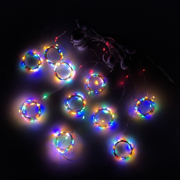 Гірлянда фігурна Novogod'ko мідній 280 LED багатокол. 3х2.8 м стат.св. (974224)