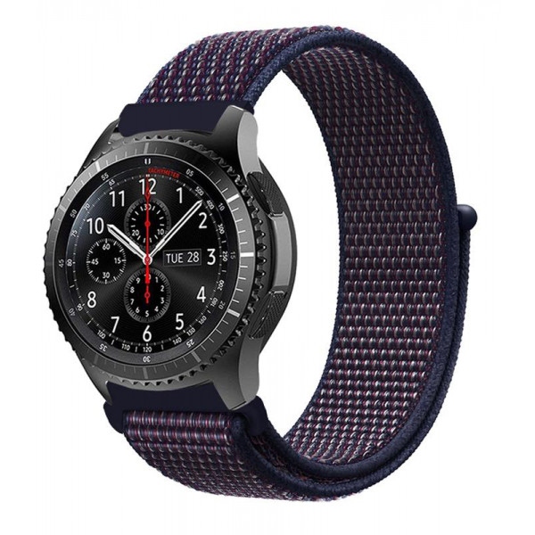Ремінець для смарт-годинника BeCover Nylon Style for Huawei Watch GT/GT 2 46mm/GT 2 Pro/GT Active/Honor Watch Magic 1/2/GS Pro/Dream Deep Blue (705876)