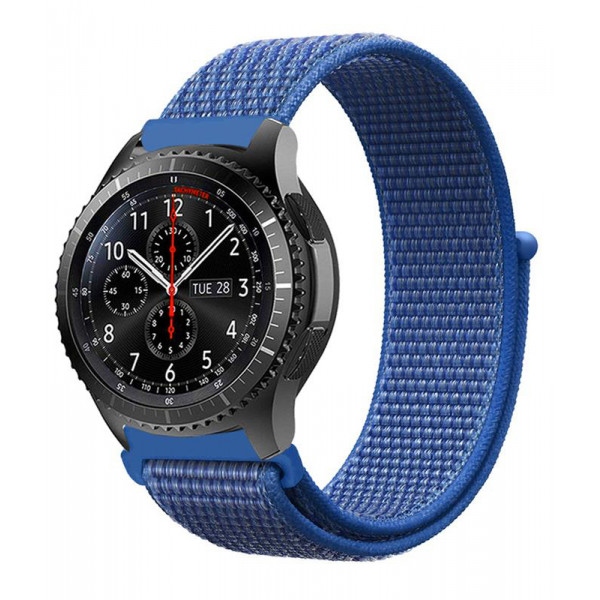 Ремінець для смарт-годинника BeCover Nylon Style for Huawei Watch GT/GT 2 46mm/GT 2 Pro/GT Active/Honor Watch Magic 1/2/GS Pro/Dream Blue (705874)