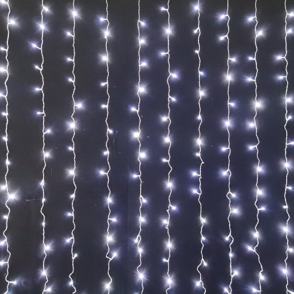 Гірлянда-штора Novogod'ko 238 LED Холодний білий 2Х2 м (973768)