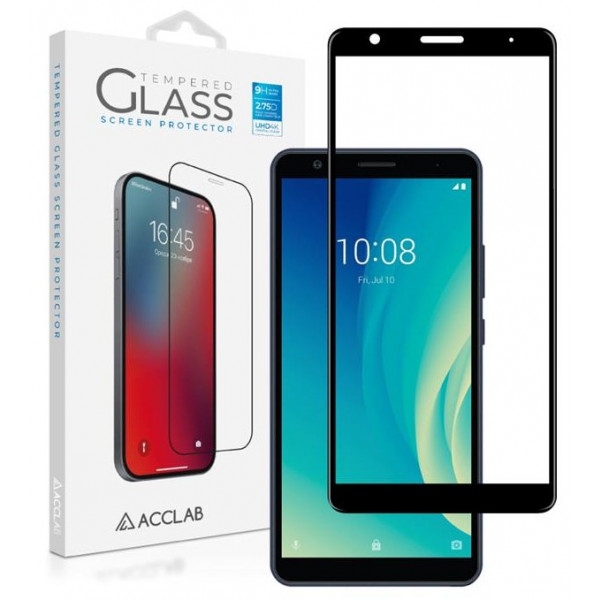 Захисне скло для смартфону ACCLAB Full Glue for ZTE Blade L210 Black (1283126508943)