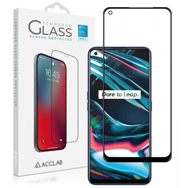 Захисне скло для смартфону ACCLAB Full Glue for Realme 7 Pro Black (1283126508486)