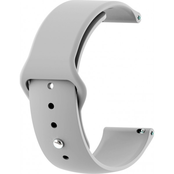Ремінець для смарт-годинника BeCover for Xiaomi Amazfit Bip/Bip Lite/Bip S Lite/GTR 42mm/GTS/TicWatch S2/TicWatch E Gray (706200)