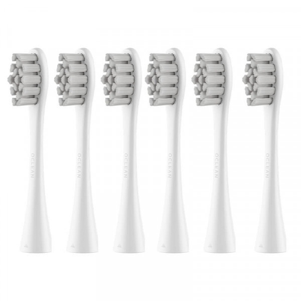 Насадка для зубної щітки Oclean P2S6 W06 Standard Clean Brush Head White 6 шт. (6970810552188)
