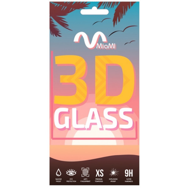 Захисне скло для смартфону Miami for Samsung Galaxy A21 SM-A215 Black 0.33mm 3D (00000012475)