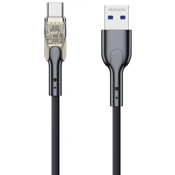 Кабель синхронізації даних Proda Azeada Seeman PD-B94a Type-C Fast Charge 3А Black (PD-B94a-BK)