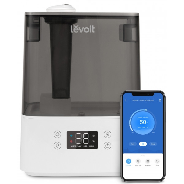 Зволожувач повітря Levoit Smart Ultrasonic Humidifier Classic 300S White (HEAPHULVSEU0034)