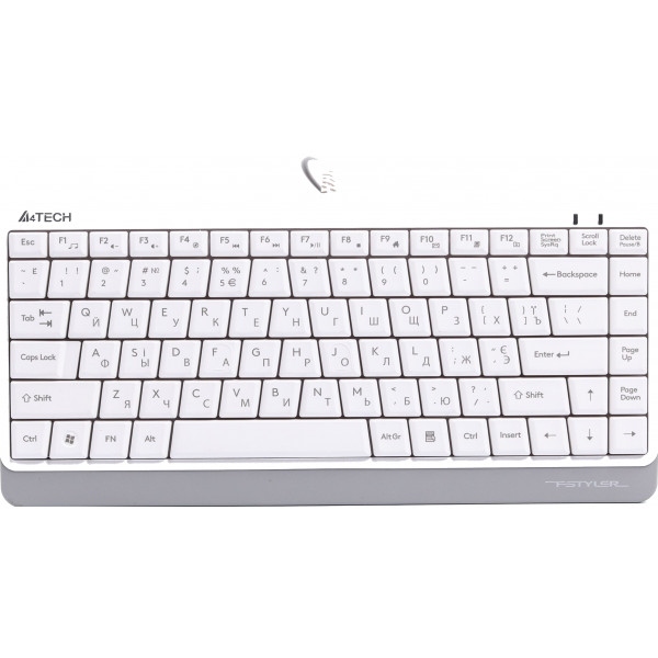 Клавіатура дротова A4tech Fstyler FKS11 White USB