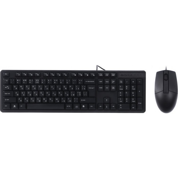 Клавіатура+миша A4tech KK-3+OP-330 USB