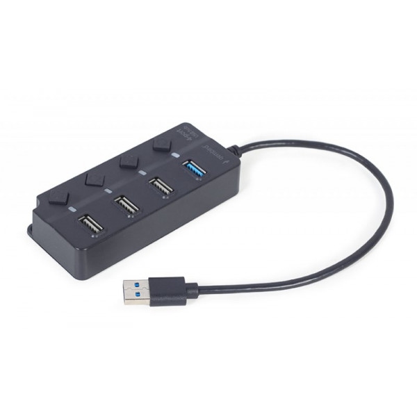 Хаб USB Gembird UHB-U3P1U2P3P-01