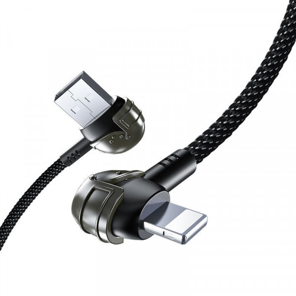 Кабель синхронізації даних Proda PD-B42i Lightning Fast Charge 3А Black (PD-B42i-BK)