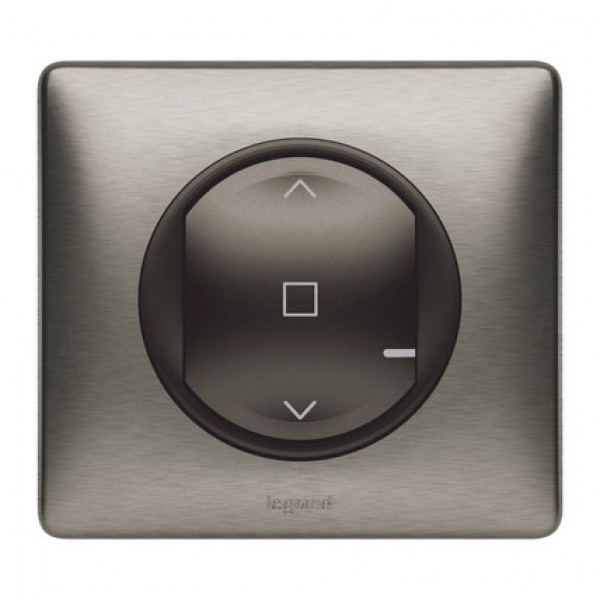 Датчик керування Legrand Celiane with Netatmo. Розумний вимикач жалюзі 2А 230В. Графіт (064896)