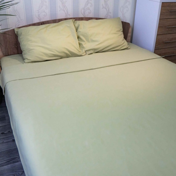 Підковдра двоспальна GM Textile оливкова поплін 180х215