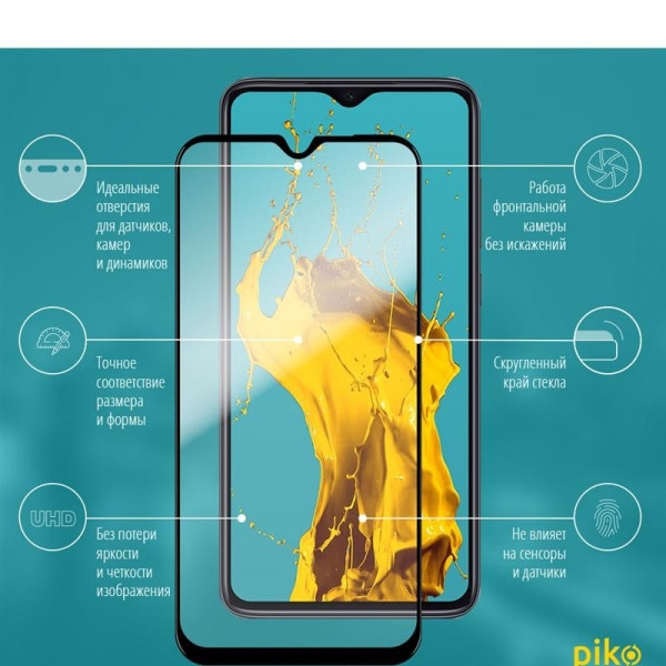 Захисне скло для смартфону Piko Xiaomi Redmi Note 8 Pro Black Full Glue 0.3mm 2.5D (1283126495731)