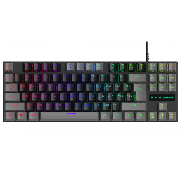 Клавіатура дротова ігрова GamePro LED USB (MK100R)