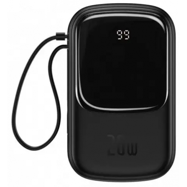 Батарея мобільна Baseus Qpow 20000mAh USB+TypeC PD3.0 QC3.0 Lightning (PPQD-H01)