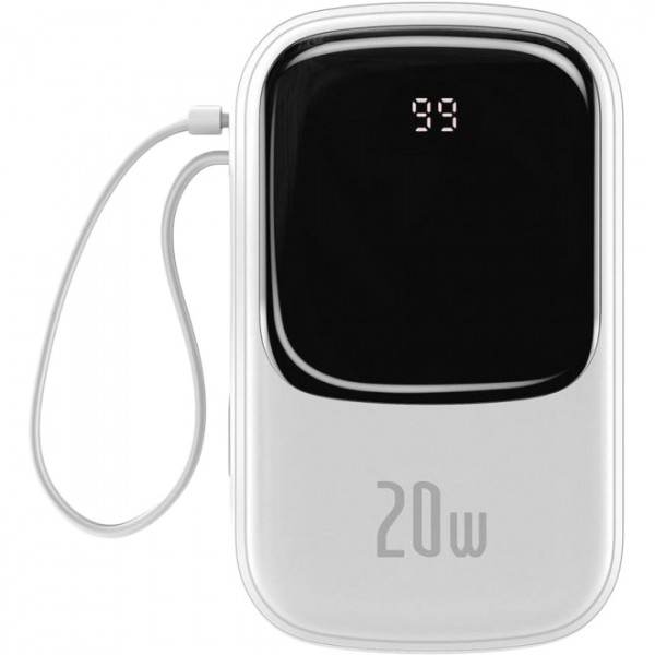 Батарея мобільна Baseus Qpow 20000mAh USB+TypeC PD3.0 QC3.0 Lightning (PPQD-H02)