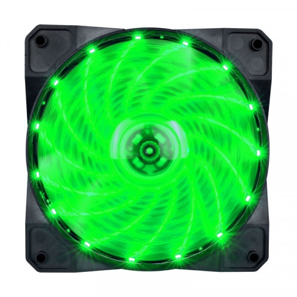 Корпусний вентилятор 1stPlayer A1-15LED Green Bulk