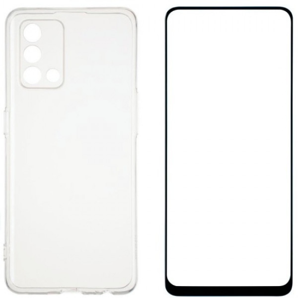 Чохол для смартфону XOKO Ultra Thin Air + Захисне скло Full Cover Ultra-Thin 0.25мм for Oppo A74 (XK-CS-ULT-OP-A74)