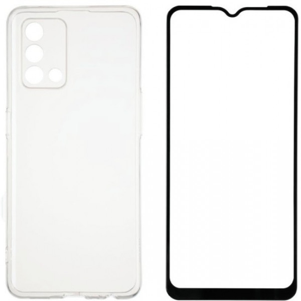 Чохол для смартфону XOKO Ultra Thin Air + Захисне скло Full Cover Ultra-Thin 0.25мм for Realme C11 (2021) Black (XK-CS-ULT-RL-C11)