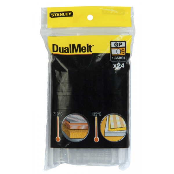Клейовий пістолет Stanley DualTemp 1-GS20DT 24 шт