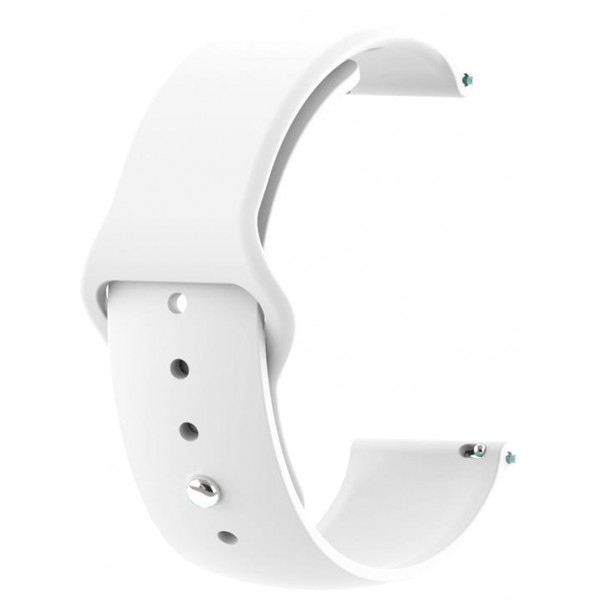 Ремінець для смарт-годинника BeCover for Samsung Galaxy Watch 46mm/Watch 3 45mm/Gear S3 Classic/Gear S3 Frontier White (706317)