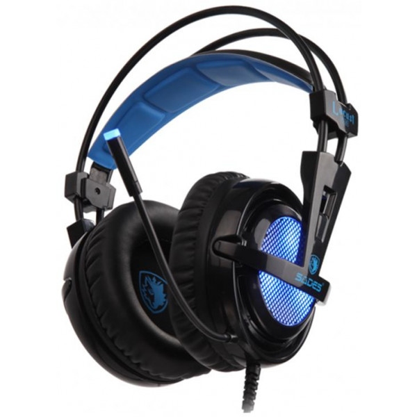 Гарнітура дротова ігрова Sades SA-904 Lokust Plus Black RGB (sa904bku)