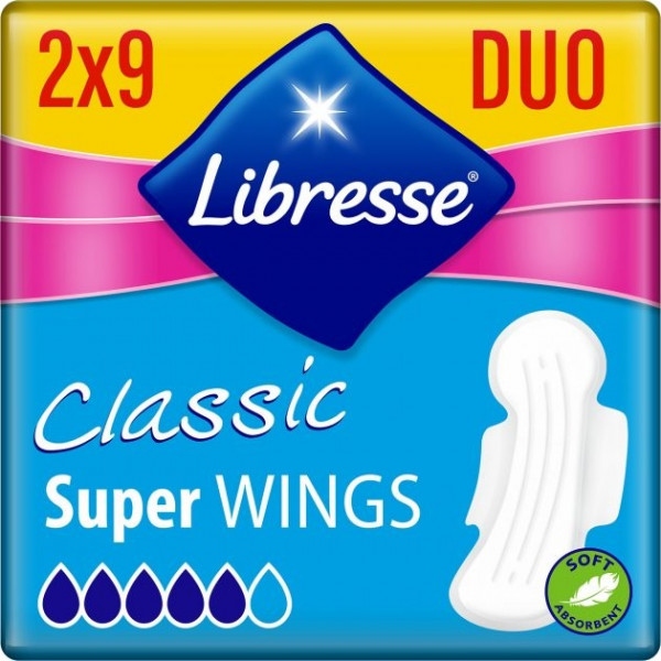 Прокладки гігієнічні Libresse Classic Protection Long 18 шт. (7322540063608)