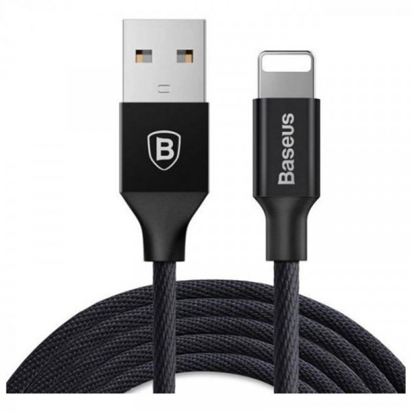 Кабель синхронізації даних Baseus Yiven USB-Lightning 1.8m Black (CALYW-A01)