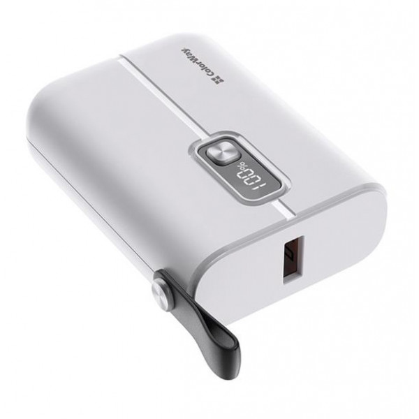 Батарея мобільна Colorway Full Power 10000mAh White (CW-PB100LPK2WT-PDD)