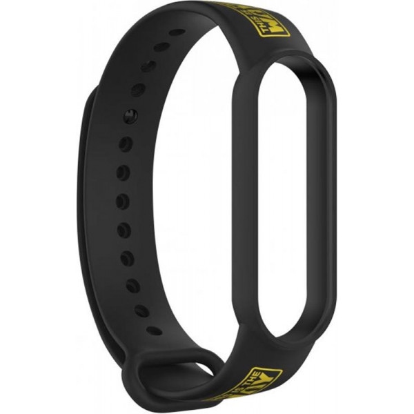 Ремінець для фітнес-браслету Armorstandart for Xiaomi Mi Band 6/5 Appeal Black (ARM59258)