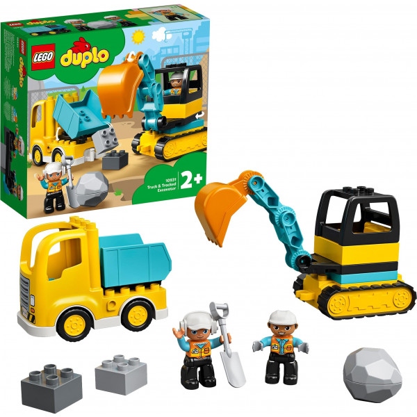 Конструктор LEGO DUPLO Вантажівка і гусеничний екскаватор (10931)