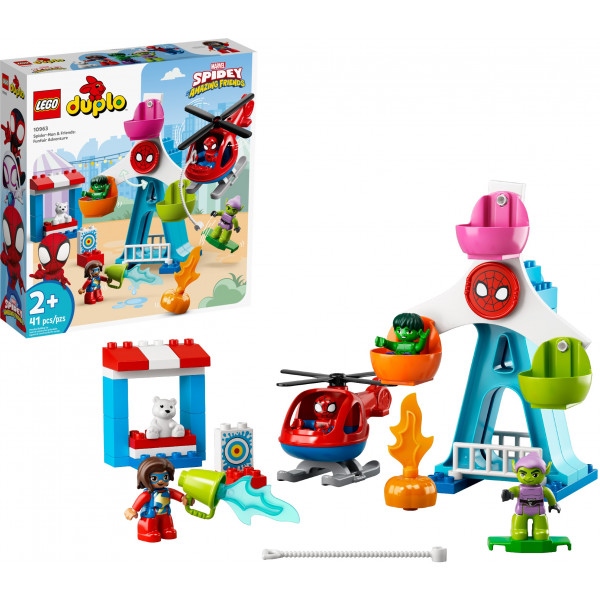 Конструктор LEGO DUPLO Super Heroes Людина-Павук і друзі: Пригоди на ярмарку (10963)