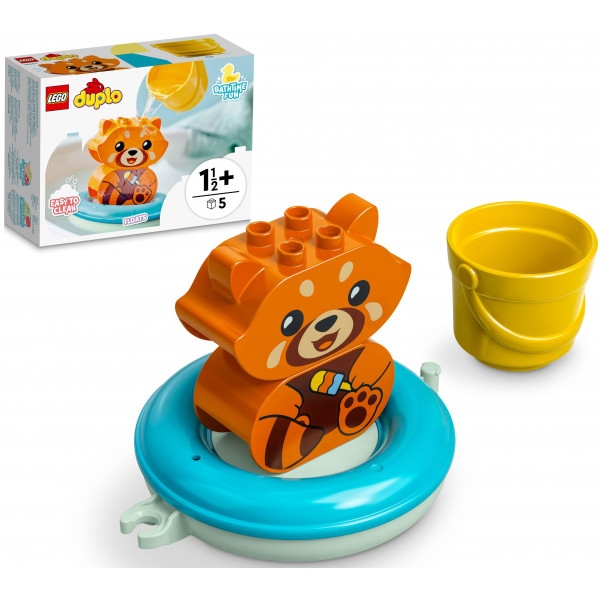 Конструктор LEGO DUPLO My First Веселе купання: Плаваюча червона панда (10964)