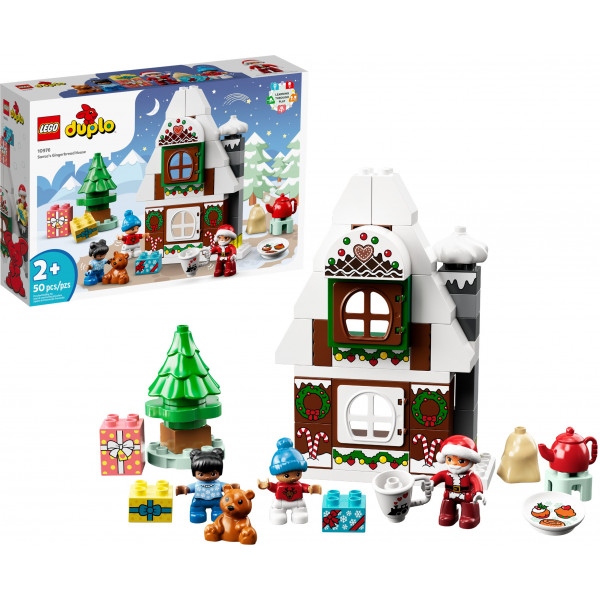 Конструктор LEGO DUPLO Town Пряниковий будиночок Санти (10976)