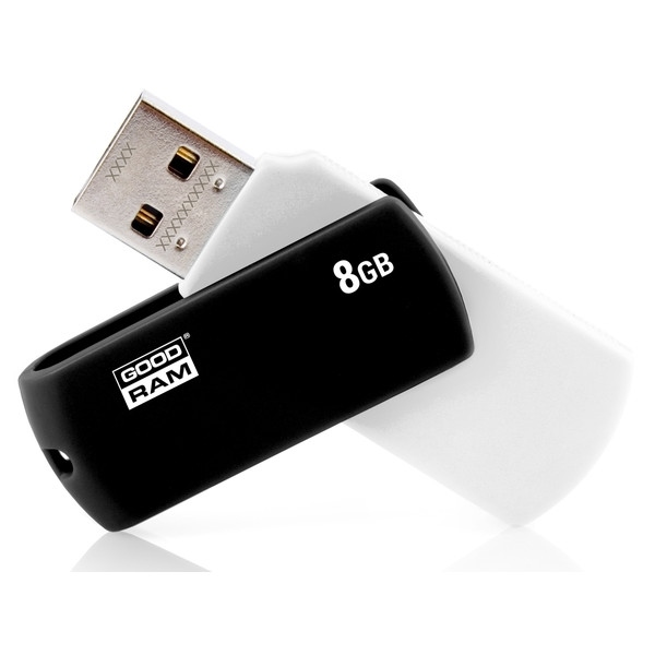 Флеш USB Goodram UCO2 Colour 8GB USB 2.0 Mix Black/White (UCO2-0080KWR11)