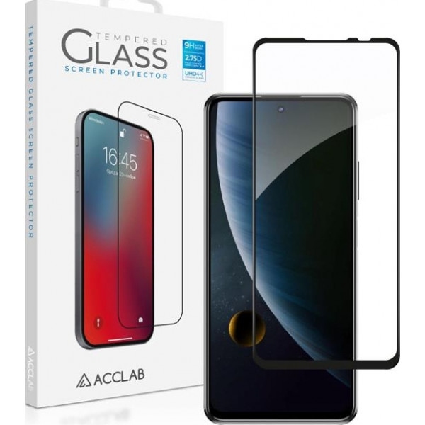 Захисне скло для смартфону ACCLAB Full Glue for ZTE Blade V30 Black (1283126515743)